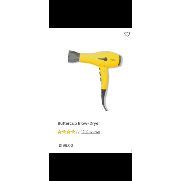 Drybar Buttercup Blow Dryer Professional Hair Blow-Drying Tool New in Box - Picture 2 of 6